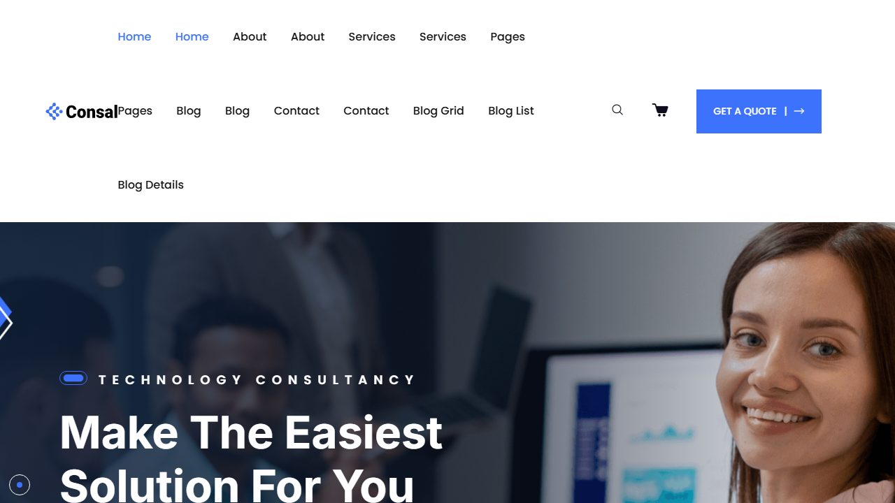 Business Agency theme preview