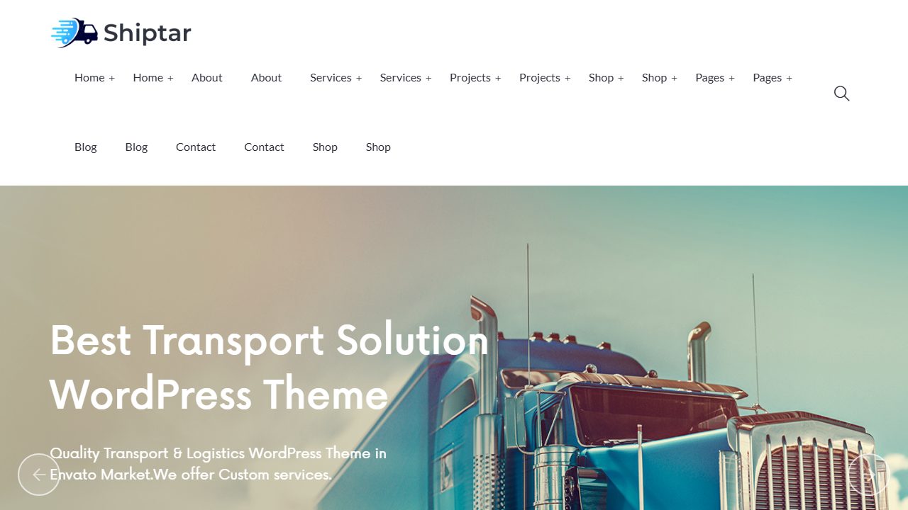 Shiptar theme preview