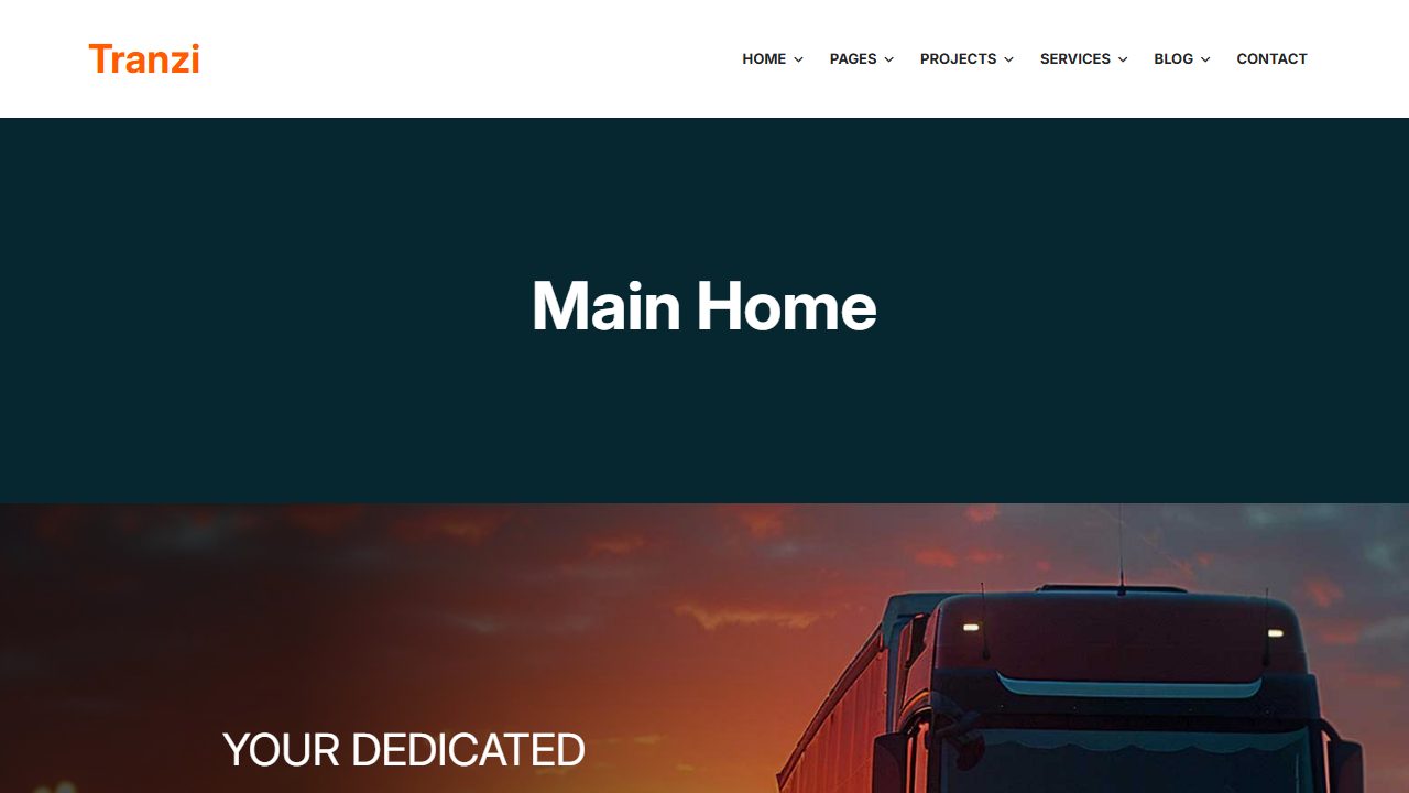 Tranzi theme preview